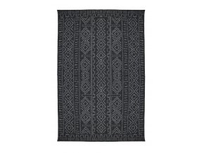 Moderní kusový koberec Yukon 5761Z Ivory Dark Grey | Černá