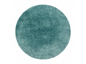 Chlupatý kusový koberec Brilliant Shaggy 4200 Aqua | Modrá