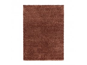 Chlupatý kusový koberec Brilliant Shaggy 4200 Copper | Hnědá