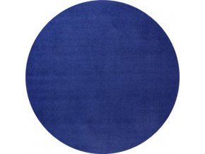 Jednobarevní  kusový koberec Fancy 103007 Blau kruh | Modrá