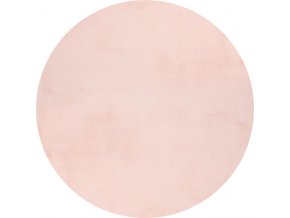 Moderní kusový koberec Cha Cha 535 powder pink kruh | Růžová