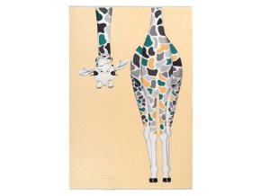 Dětský kusový koberec My Greta 602 giraffe | Béžová