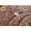 Metrážový koberec bytový Tango Filc 822 hnědý - šíře 3 m