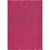 Chlupatý kusový koberec Expo Shaggy růžový 5699-322