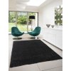 Chlupatý kusový koberec Dream Shaggy 4000 černý (Typ 65x130 cm)