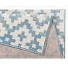 Moderní kusový koberec Capri 102545 modrý (Typ 70x140 cm)