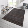 Moderní kusový koberec bouclé Lotus 102447 hnědý (Typ 80x240 cm)