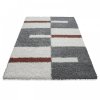 Chlupatý kusový koberec Gala Shaggy 2505 Terra | oranžový (Typ 80x250 cm)