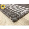 Moderní koberec běhoun Promenade 8714 šedý (Šíře role šíře 100 cm)