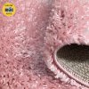 Chlupatý kusový koberec Life Shaggy 1500 Pink | růžový