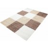 Chlupatý kusový koberec Life Shaggy 1501 hnědý (Typ 80x250 cm)