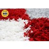 Chlupatý kusový koberec Life Shaggy 1501 červený (Typ 80x250 cm)