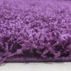 Chlupatý kusový koberec Life Shaggy 1500 fialový (Typ kulatý 80 cm)
