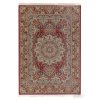 Klasický přírodní kusový koberec Razia 5501/ET2R | červený