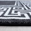 51629 6 moderni kusovy koberec parma 9340 black cerny