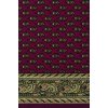 Klasický koberec běhoun Romance 8382 | vínový (Šíře role šíře 100 cm)