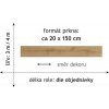 PVC bytové DUPLEX 1755 dekor dřeva - šíře 4 m (Šíře role Cena za 1 m2)