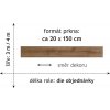 PVC bytové DUPLEX 1757 dekor dřeva - šíře 3 m (Šíře role Cena za 1 m2)