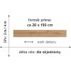 PVC bytové DUPLEX 1758 dekor dřeva - šíře 3 m (Šíře role Cena za 1 m2)
