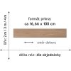 PVC bytové DUPLEX 1762 dekor dřeva - šíře 4 m