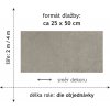 PVC bytové FORTEX GREY 2913 dekor keramický - šíře 2 m (Šíře role Cena za 1 m2)