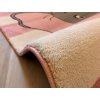 Dětský kusový koberec Kiddo Slon A1087 Pink | růžová