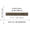 PVC bytové DOMO 2151 dekor dřevěný - šíře 4 m