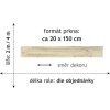 PVC bytové DOMO 2160 dekor dřevěný - šíře 4 m