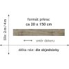 PVC zátěžové MASTER X 2966 dekor dřevěný - šíře 2 m (Šíře role Cena za 1 m2)