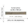 PVC zátěžové MASTER X 2967 dekor dřevěný - šíře 2 m (Šíře role Cena za 1 m2)