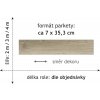 PVC zátěžové MASTER X 2969 dekor dřevěný - šíře 2 m (Šíře role Cena za 1 m2)