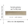 PVC zátěžové MASTER X 2969 dekor dřevěný - šíře 4 m (Šíře role Cena za 1 m2)