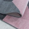 Moderní kusový koberec Ottawa 4205 pink | Vícebarevná