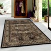 Klasický kusový koberec Kashmir 2603 black | Černá
