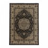 Klasický kusový koberec Kashmir 2608 black | Černá