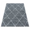 Chlupatý kusový koberec Alvor Shaggy 3401 grey | Šedá