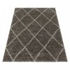 Chlupatý kusový koberec Alvor Shaggy 3401 taupe | Hnědá