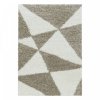 Moderní kusový koberec Tango Shaggy 3101 beige | Béžová