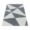 Moderní kusový koberec Tango Shaggy 3101 grey | Vícebarevná