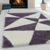 Moderní kusový koberec Tango Shaggy 3101 lila | Vícebarevná