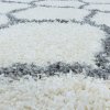 Moderní kusový koberec Salsa Shaggy 3201 cream | Bílá