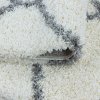 Moderní kusový koberec Salsa Shaggy 3201 cream | Bílá