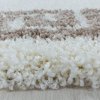 Moderní kusový koberec Hera Shaggy 3301 beige | Bílá