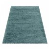 Chlupatý kusový koberec Sydney Shaggy 3000 aqua | Modrá