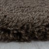 Chlupatý kusový koberec Fluffy Shaggy 3500 brown | Hnědá