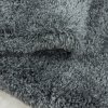 Chlupatý kusový koberec Fluffy Shaggy 3500 light grey kruh | Šedá