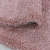 Chlupatý kusový koberec Fluffy Shaggy 3500 rose kruh | Růžová