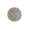 Moderní kusový koberec Salsa Shaggy 3201 beige kruh | Béžová