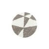 Moderní kusový koberec Tango Shaggy 3101 beige kruh | Béžová
