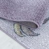 Dětský kusový koberec Funny 2102 violet kruh | Fialová